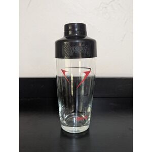 Retro‎ Kahlua "Anything Goes" Glass Cocktail Shaker w/Plastic Top 16 Oz